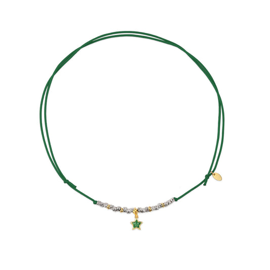 Choker pepite pietra di luce stella