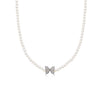 Collana di Perle con Pendente Zirconato