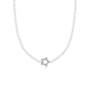 Collana di Perle con Pendente Zirconato