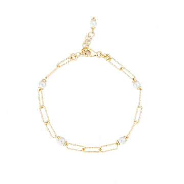 Bracciale Rettangolare Con Perline