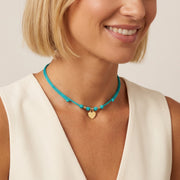 Choker Cordino con Cuore Tiffany