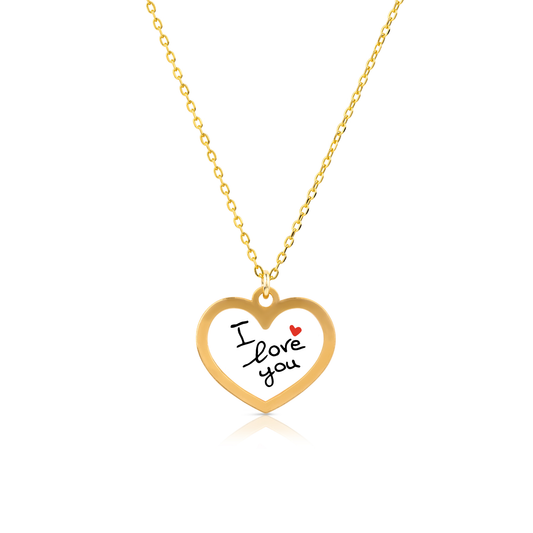 Collana con Medaglietta Personalizzata Cuore