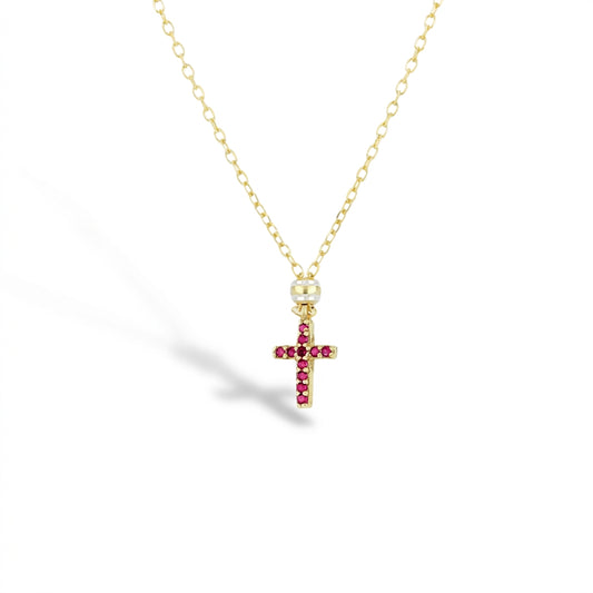 Collana Con Croce Quadrata Piccola