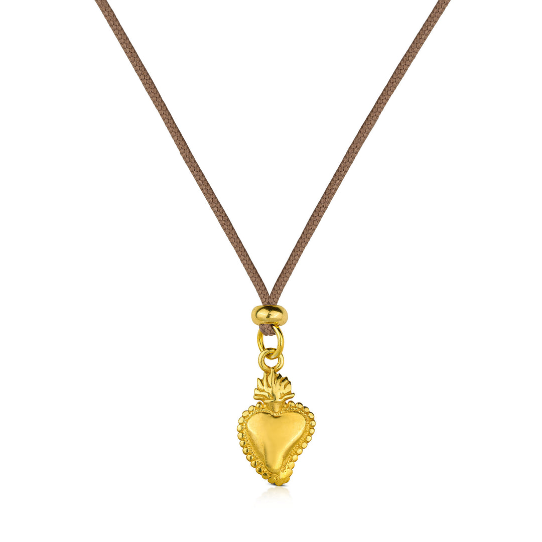 Choker Cordino con pendente