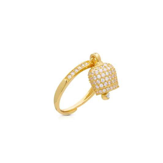Anello Campanella Zirconata