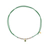 Choker pepite pietra di luce cuore