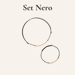 Carica l&#39;immagine nella Galleria, Set Bracciale e Choker con Pepite
