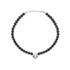 Choker con Perle 8mm e Cuore