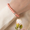 Bracciale Di Perle Rosa Con Strass