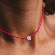 Choker Cuore Zirconato