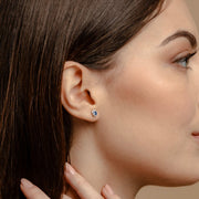 Orecchini Con Ovale Zirconato