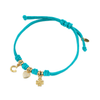 Bracciale Cordino con Tris Porta Fortuna
