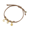 Bracciale Cordino con Tris Porta Fortuna