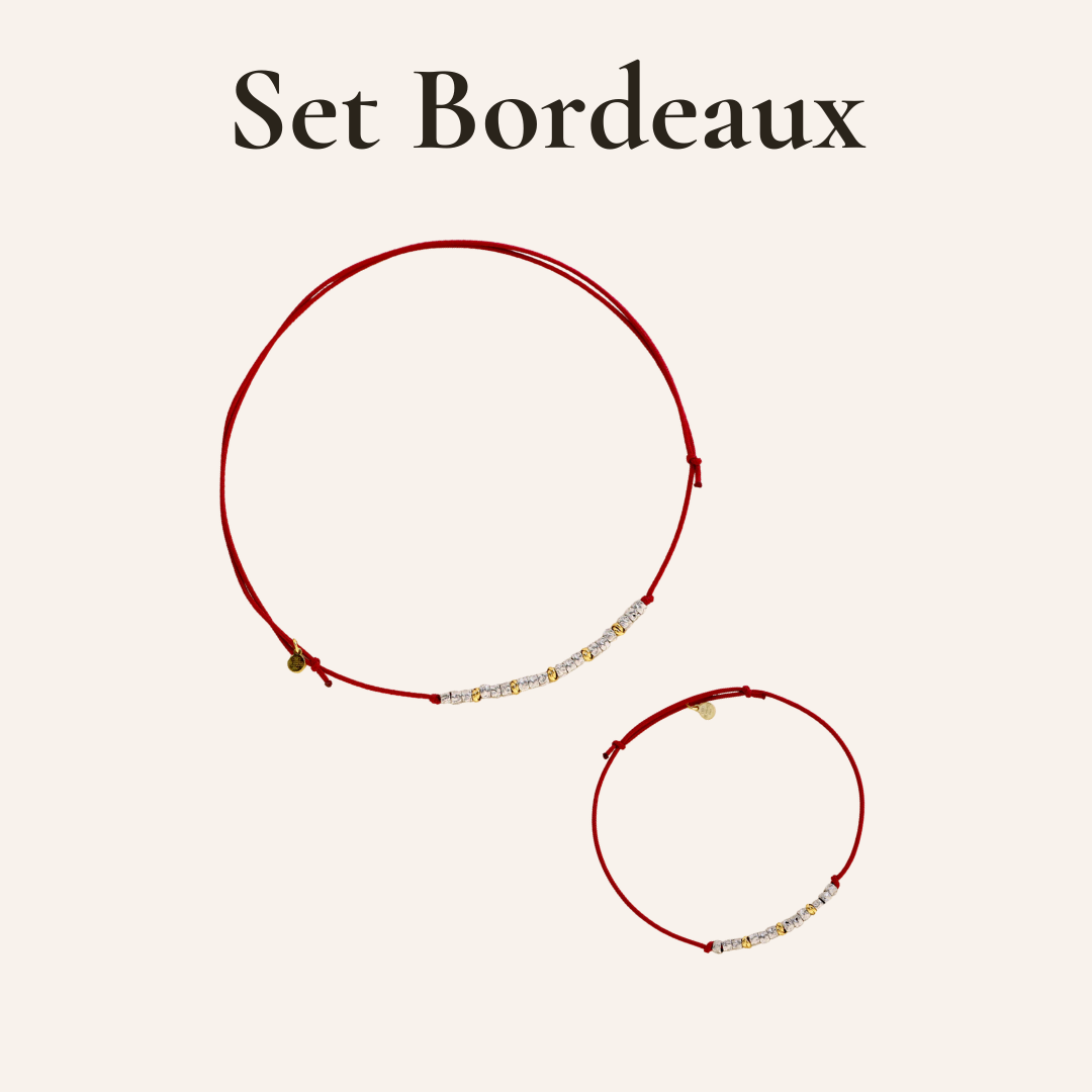 Set Bracciale e Choker con Pepite
