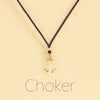 Choker Cordino con pendente