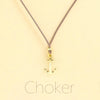 Choker Cordino con pendente