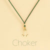 Choker Cordino con pendente
