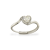 Anello Cuore Zircone