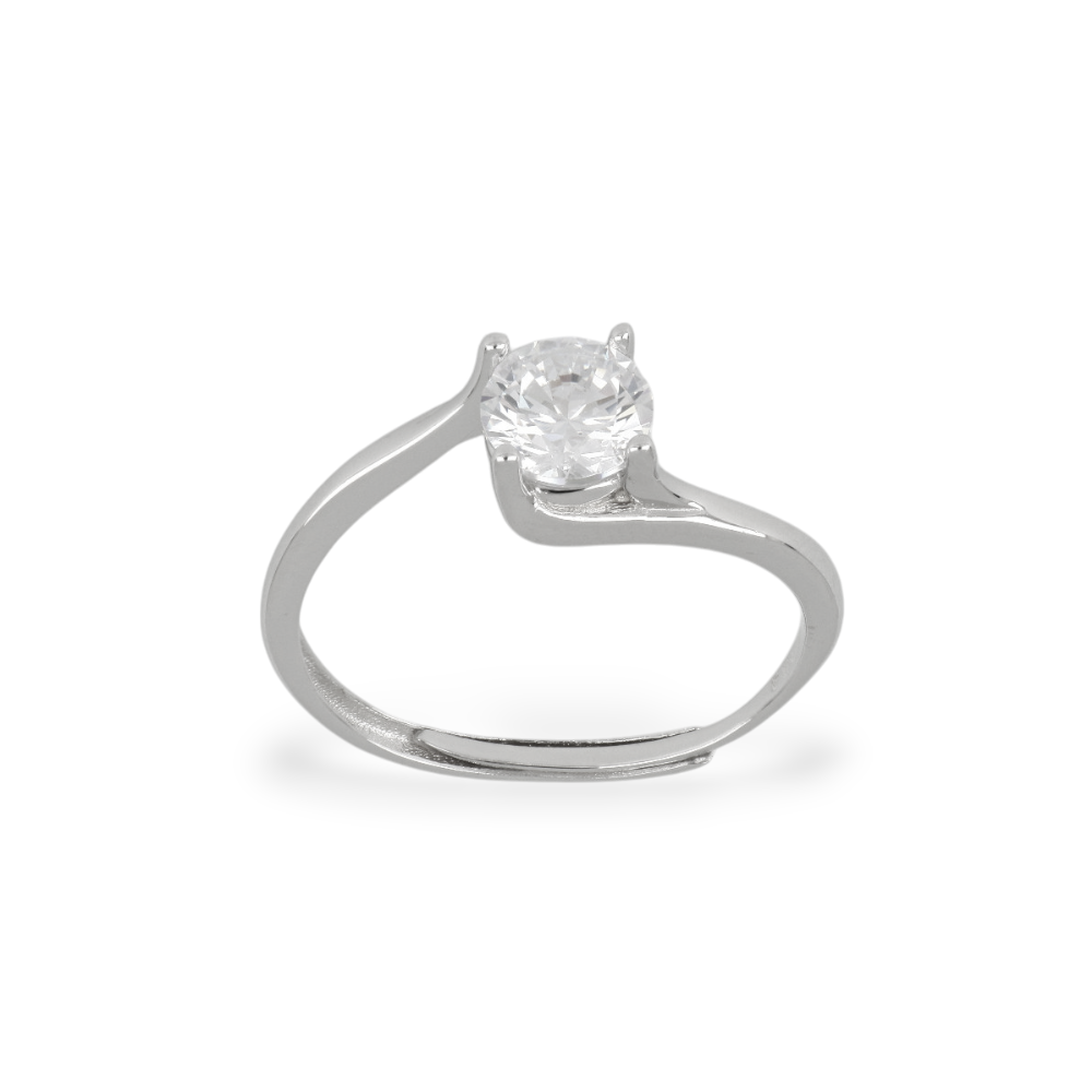 Anello Solitario Stella