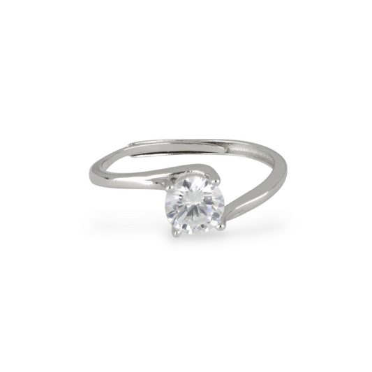 Anello Solitario Stella