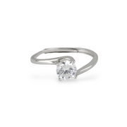 Anello Solitario Stella