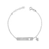 Bracciale Targa Baby Inciso