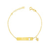 Bracciale Targa Baby Inciso