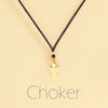 Choker Cordino con pendente