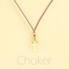 Choker Cordino con pendente