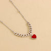 Collana Con Cuore Smaltato