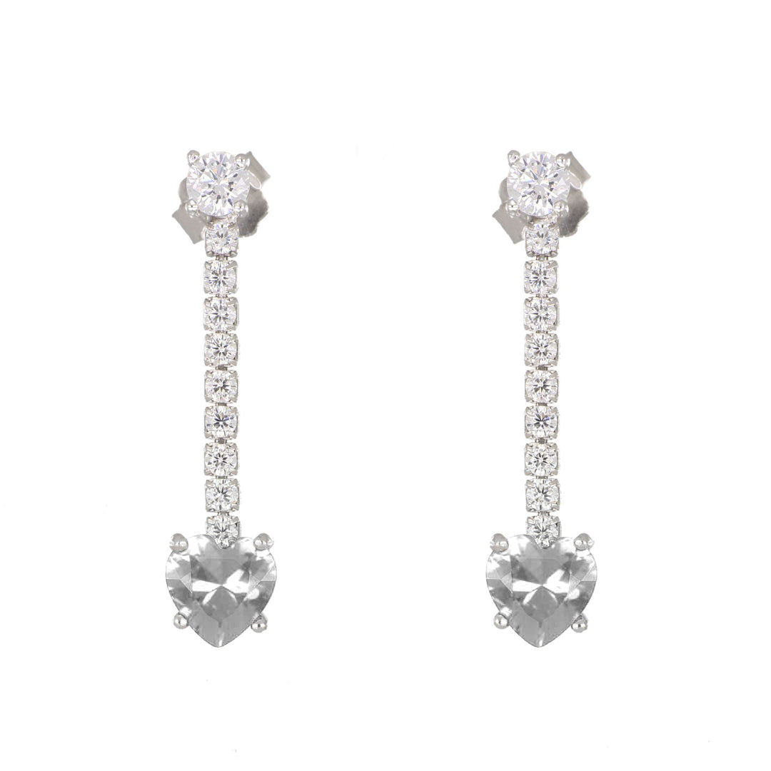 Orecchini A Cuore In Argento 925 – Piccoli E Luminosi, Regalo Donna Per San Valentino