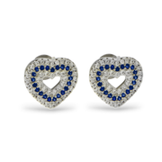 Orecchini Cuore Zircone