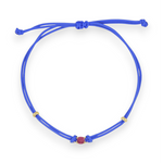 Carica l&#39;immagine nella Galleria, Bracciale Cordoncino Punto Luce Fuxia
