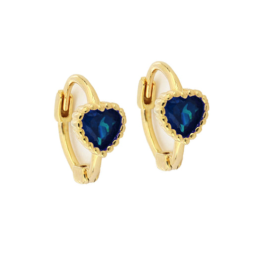 Orecchini Heart a Cerchio