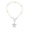 Bracciale Di Perle Con Chiusura a T e Stella