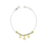 Bracciale Pepite Con Pendenti Strass