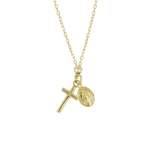 Collana Croce E Madonna