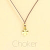Choker Cordino con pendente