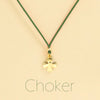 Choker Cordino con pendente