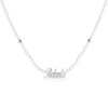 Collana Con Perle e Nome