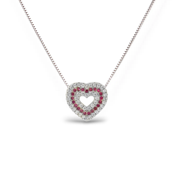 Collana Cuore Zircone