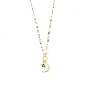 Collana Con Luna e Pietra