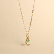 Collana Con Luna e Pietra