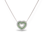 Collana Cuore Zircone
