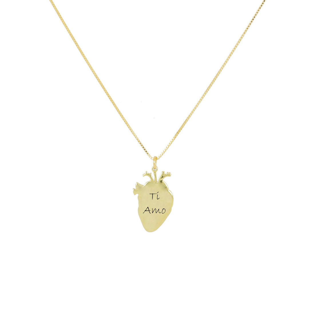 Reclaimed Vintage - Collana a catena con medaglione a cuore oversize Reclaimed Vintage - Collana a catena con medaglione a cuore oversize