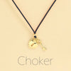 Choker Cordino con pendente