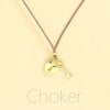 Choker Cordino con pendente