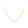 Collana Con Cristalli e Nome Baby