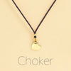 Choker Cordino con pendente