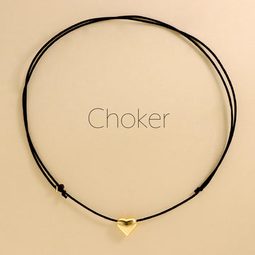 Choker Colorato Cuore e Stella